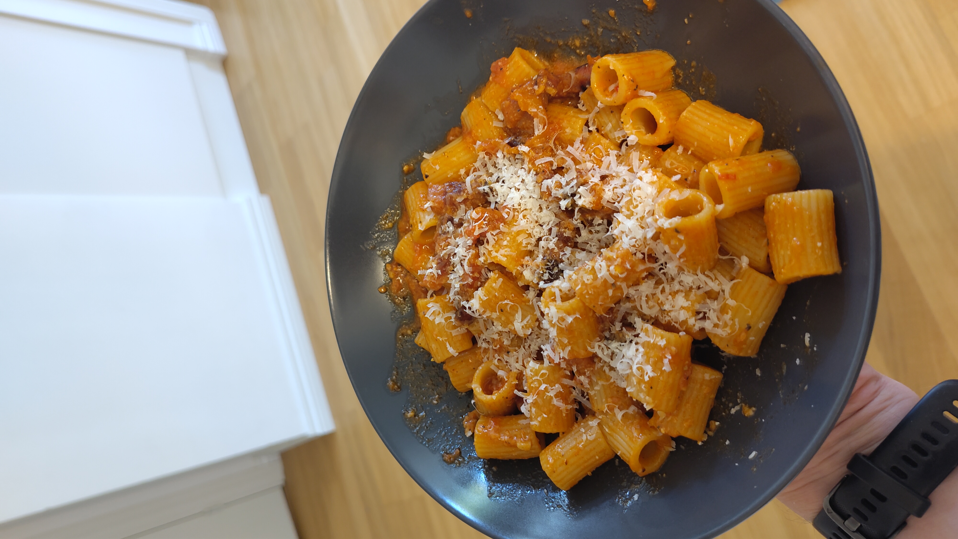 En jävligt god pasta amatriciana